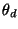 $\theta_d$