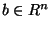 $b \in \mathbb R^n$