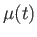$ \mu(t)$