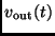 $v_{\rm out}(t)$